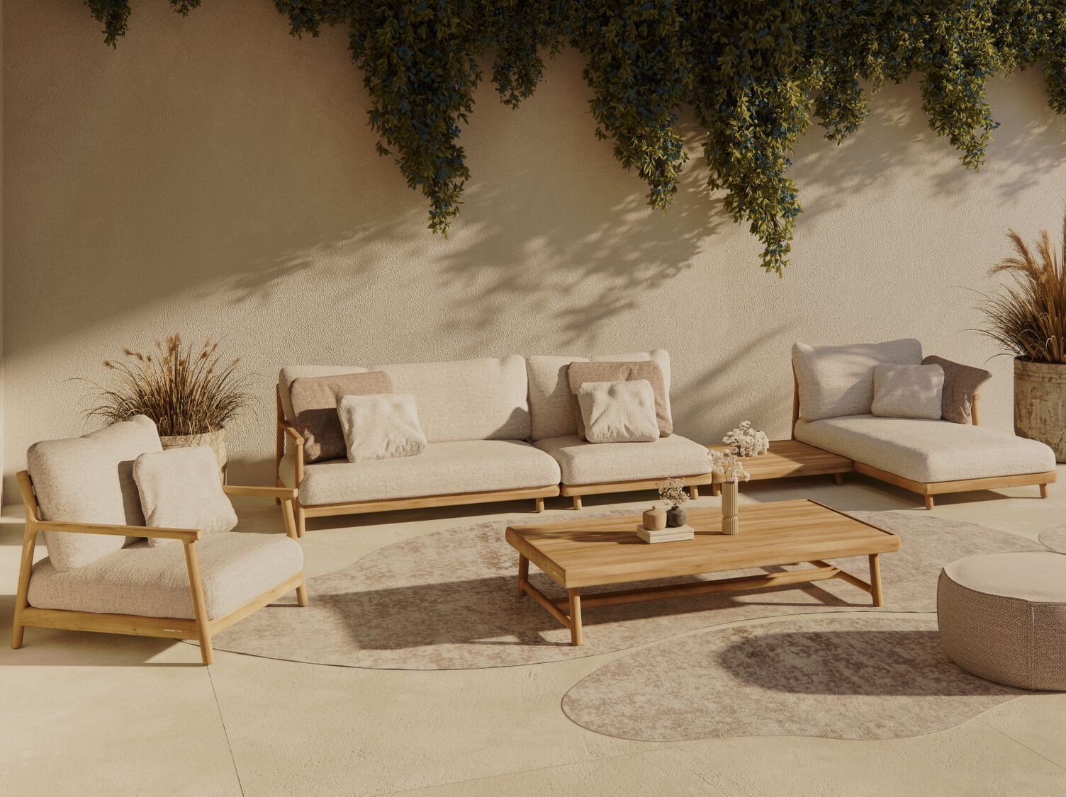 Садовая кровать из тикового дерева MANUTTI Muyu ARCH-00139572 - Вид №2