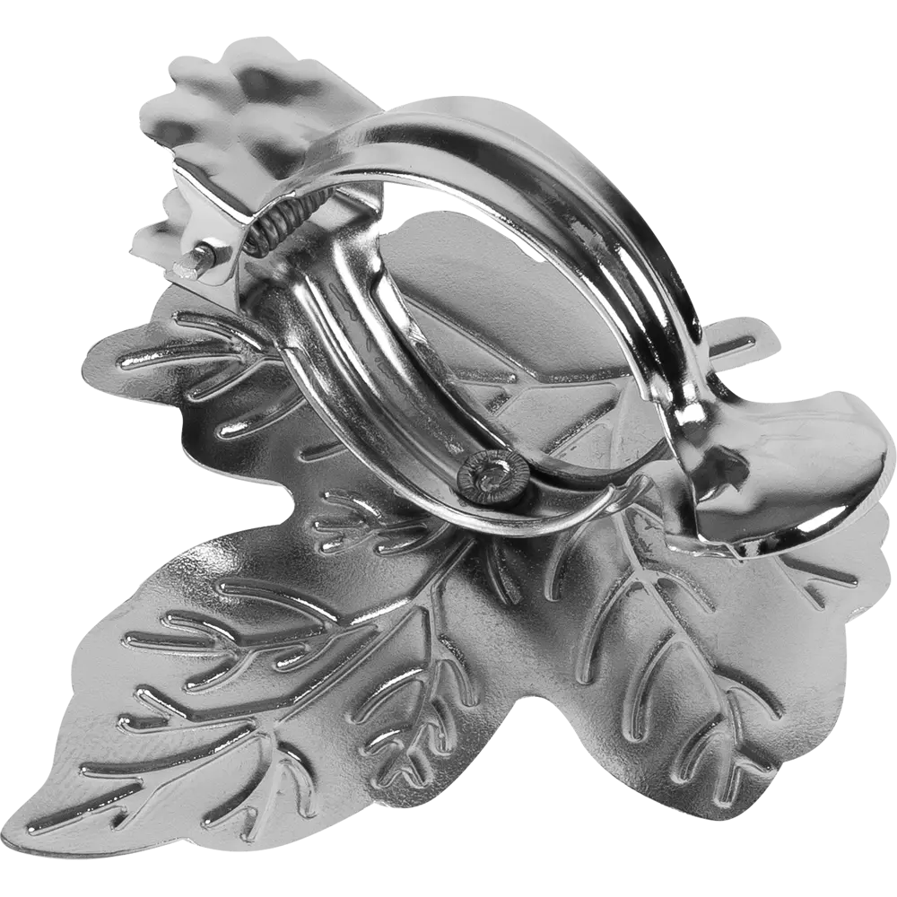 Клипса «Лист» металл цвет хром Santreyd STLM-2050529 - Вид №1