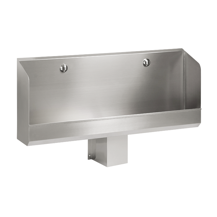 91033 Нержавеющий автоматический писсуаровый желоб с термодатчиком, 1200 мм, 24 В пост. SANELA 