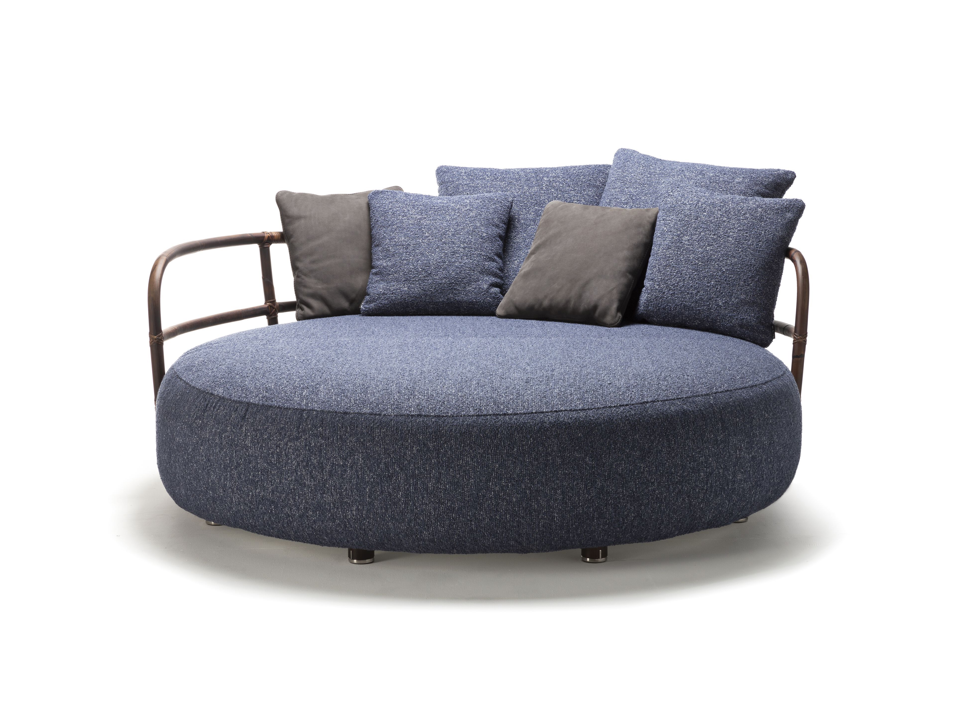 Круглая Садовая кровать из камыша и ткани Exteta джунгли ARCH-00125399