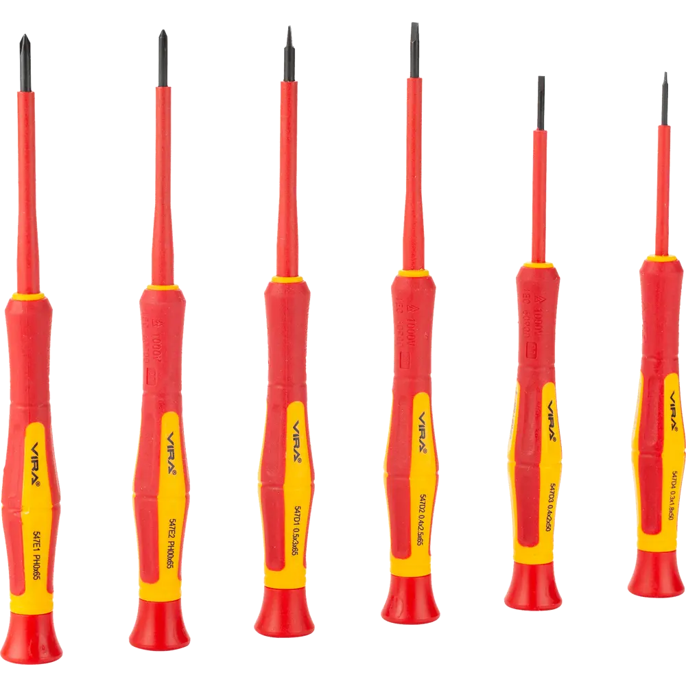 Набор диэлектрических отверток RAGE для электромонтажных работ, 6 предметов 89422945 STLM-1576247 - Вид №1