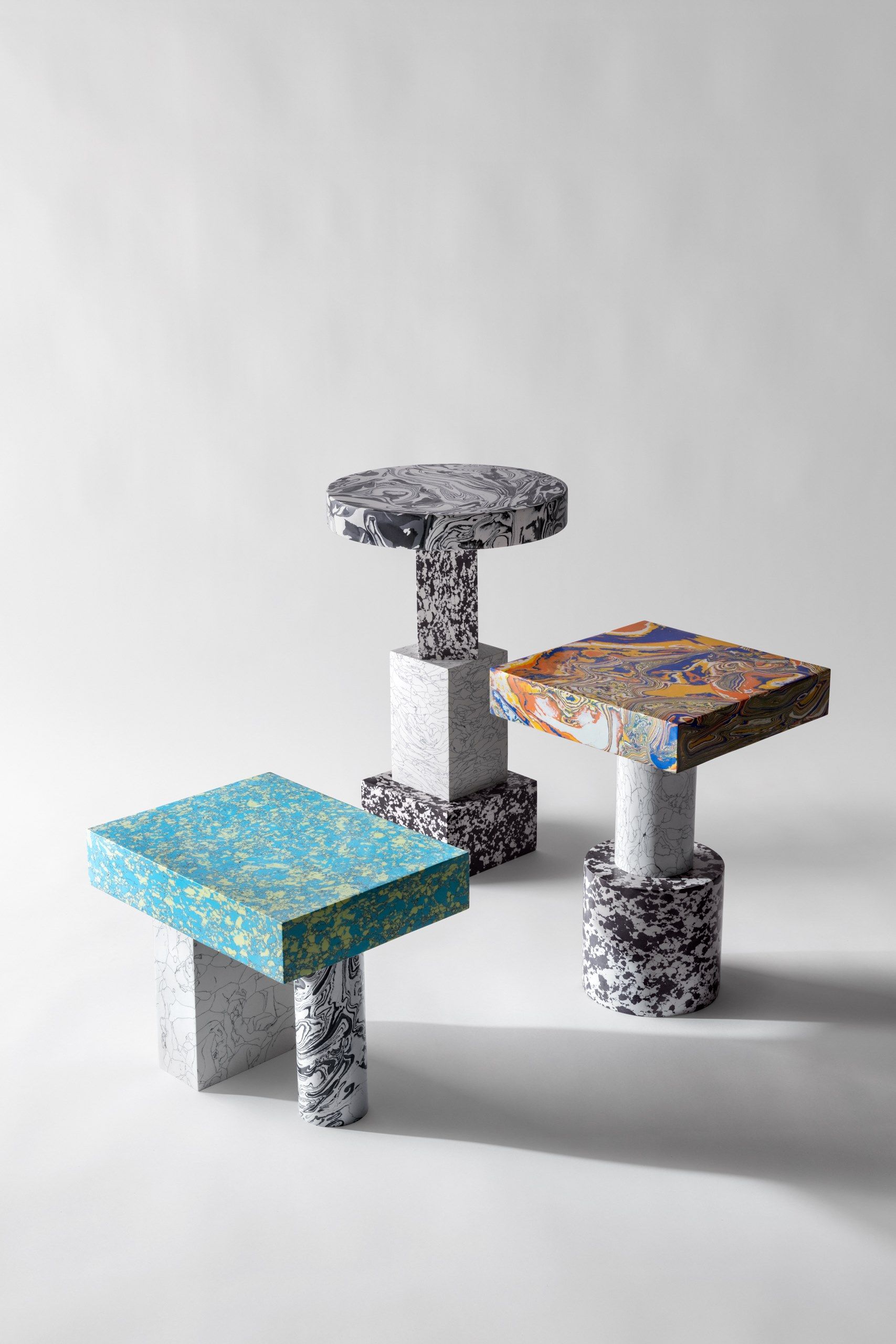 Низкий мраморный журнальный столик Tom Dixon SWIRL TABLE LOW ARCH-00108388 - Вид №7