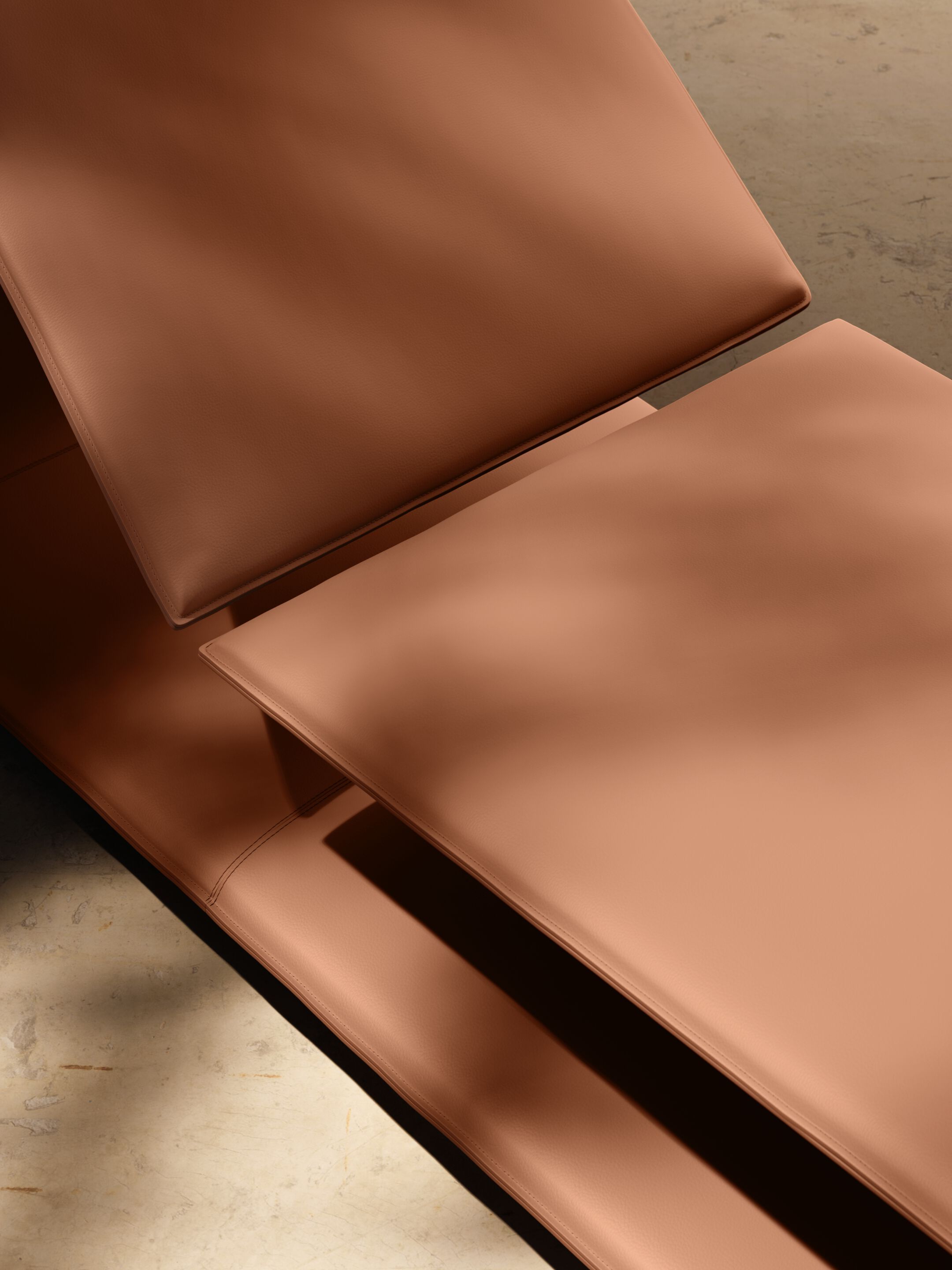 Кожаный шезлонг Desalto клип ARCH-00125719 - Вид №3