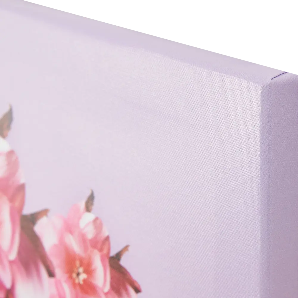 Картина на холсте Собачка с цветами 40х50 см Santreyd STLM-2176940 - Вид №1