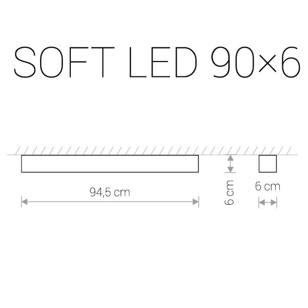 Потолочный светодиодный светильник Nowodvorski Soft Led 9536 NOWODVORSKI SOFT LED 202534 Черный  - Вид №1