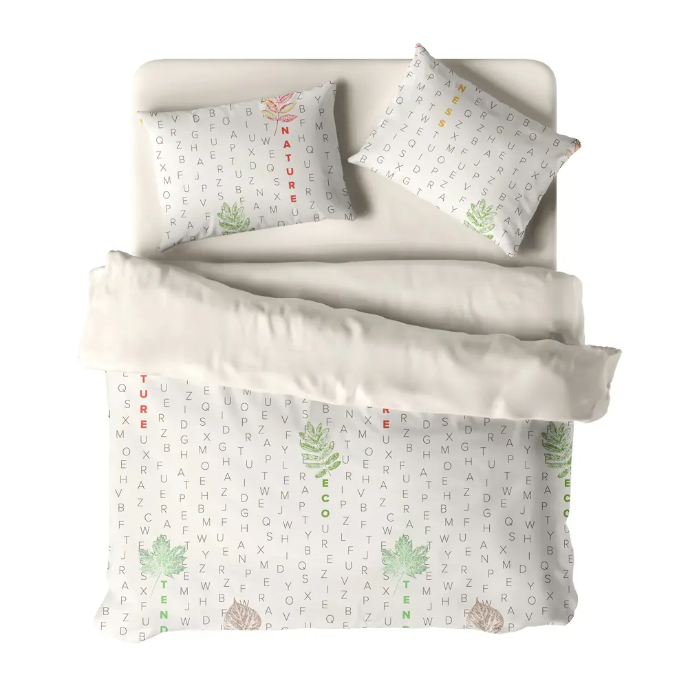 Комплект постельного белья Волшебная ночь Эко Romance 2-спальный бежевый 89438381 STLM-1580384