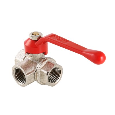 VT.360.N.05 Кран шаровой трехходовой, тип L Valtec 3/4" 