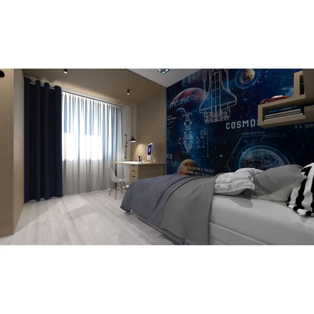 Ламинат «Дуб Атлант» 33 класс толщина 10 мм с фаской 1.598 м² ARTENS STLM-2097532 - Вид №5