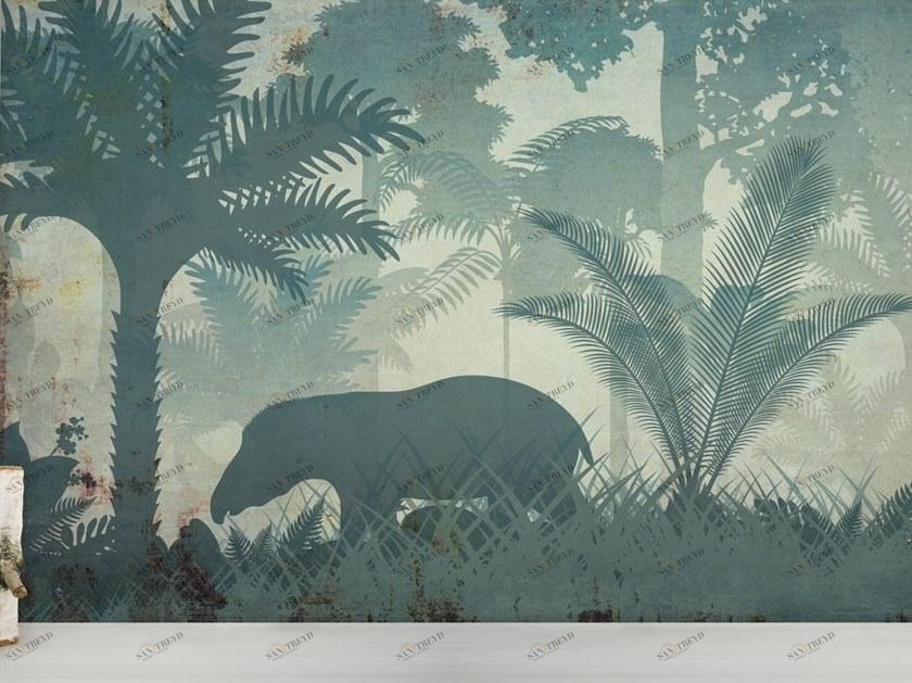 Creativespace Тропические моющиеся обои Wallpaper 2020 sun-id-1357139