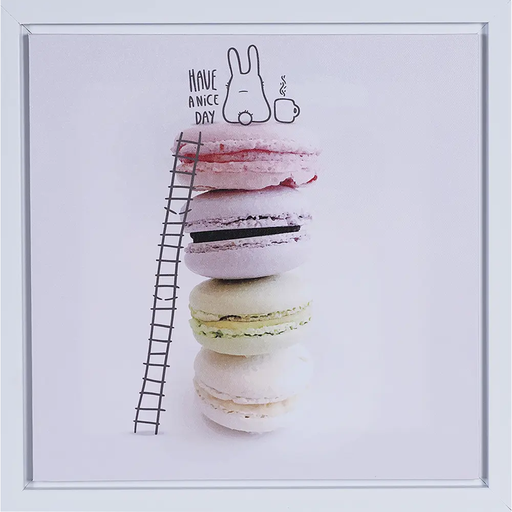 Картина на холсте в раме «Macaroon» 30х30 см Santreyd STLM-2087493