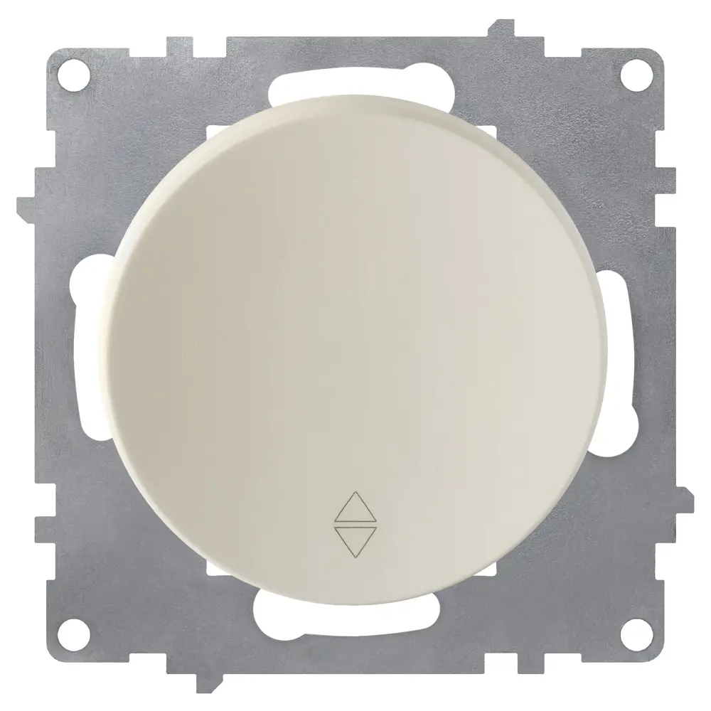 Выключатель проходной встраиваемый Onekey Florence 1 клавиша, цвет бежевый ONEKEYELECTRO STLM-2061984