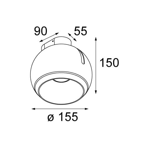 Регулируемый потолочный светодиодный прожектор Modular Lighting Instruments Bolster ARCH-00147526 - Вид №4