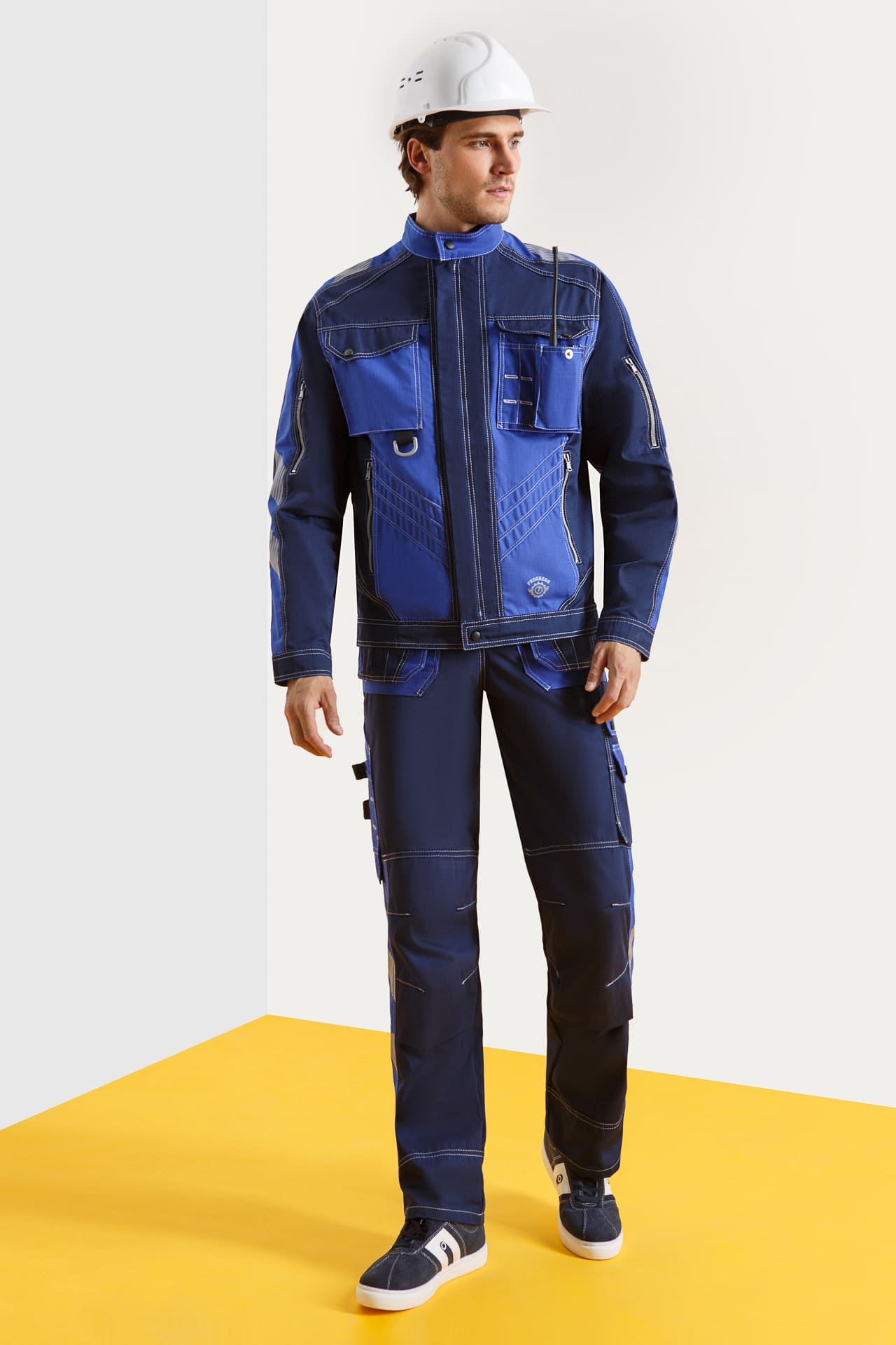 68810 Костюм "Прогресс" темно-синий с васильком  Летняя спецодежда  размер 56-58/170-176  - Вид №7