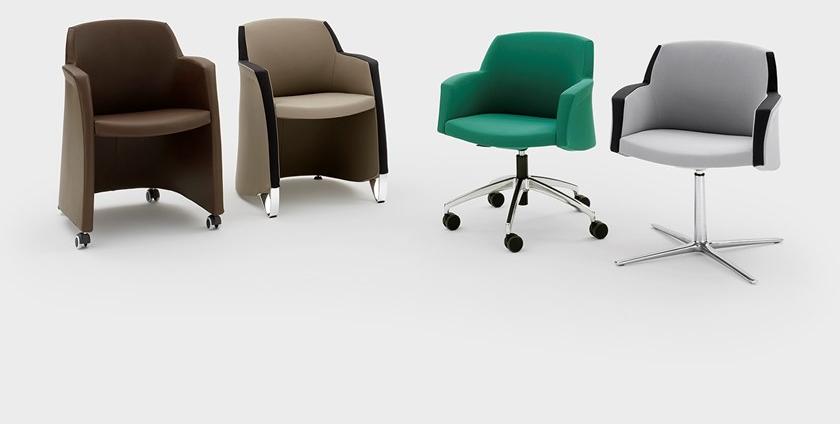 Viganò Кожаное кресло с подлокотниками Miss grace sun-id-1483239 - Вид №1