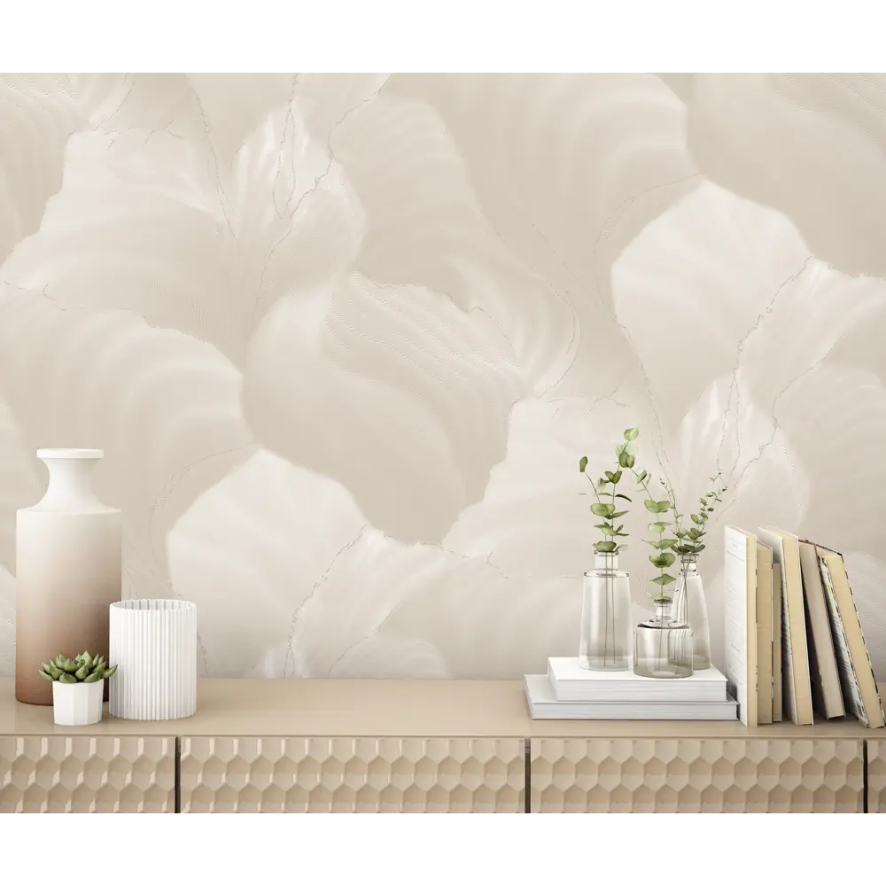 Обои флизелиновые Ateliero Zefir бежевые 1.06 м At588432 STLM-2171048 - Вид №4