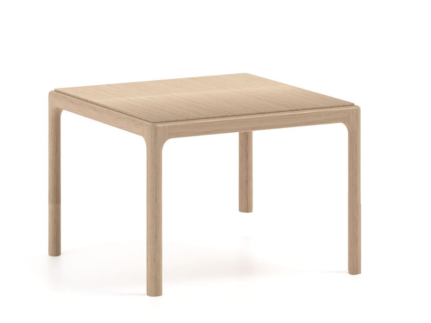 Деревянный квадратный низкий журнальный столик PIAVAL CAMEO-Health &amp ARCH-00040778