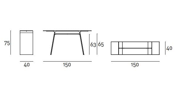 Консоль из листового металла Living Divani Inari ARCH-00071645 - Вид №6