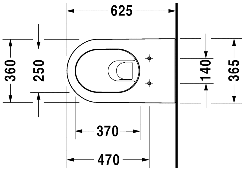 2544090000 Подвесной унитаз настенный Белый Duravit Darling New Германия - Вид №3