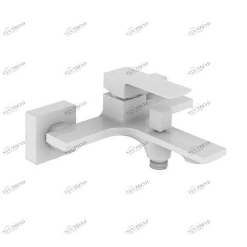 Orange Lutz M04-100w смеситель для ванны, белый Хром sun-id-1517104