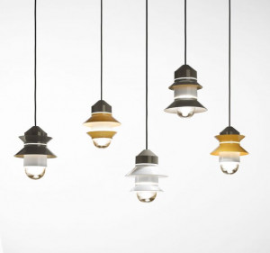 094523 Уличный подвесной светильник белый Marset Santorini