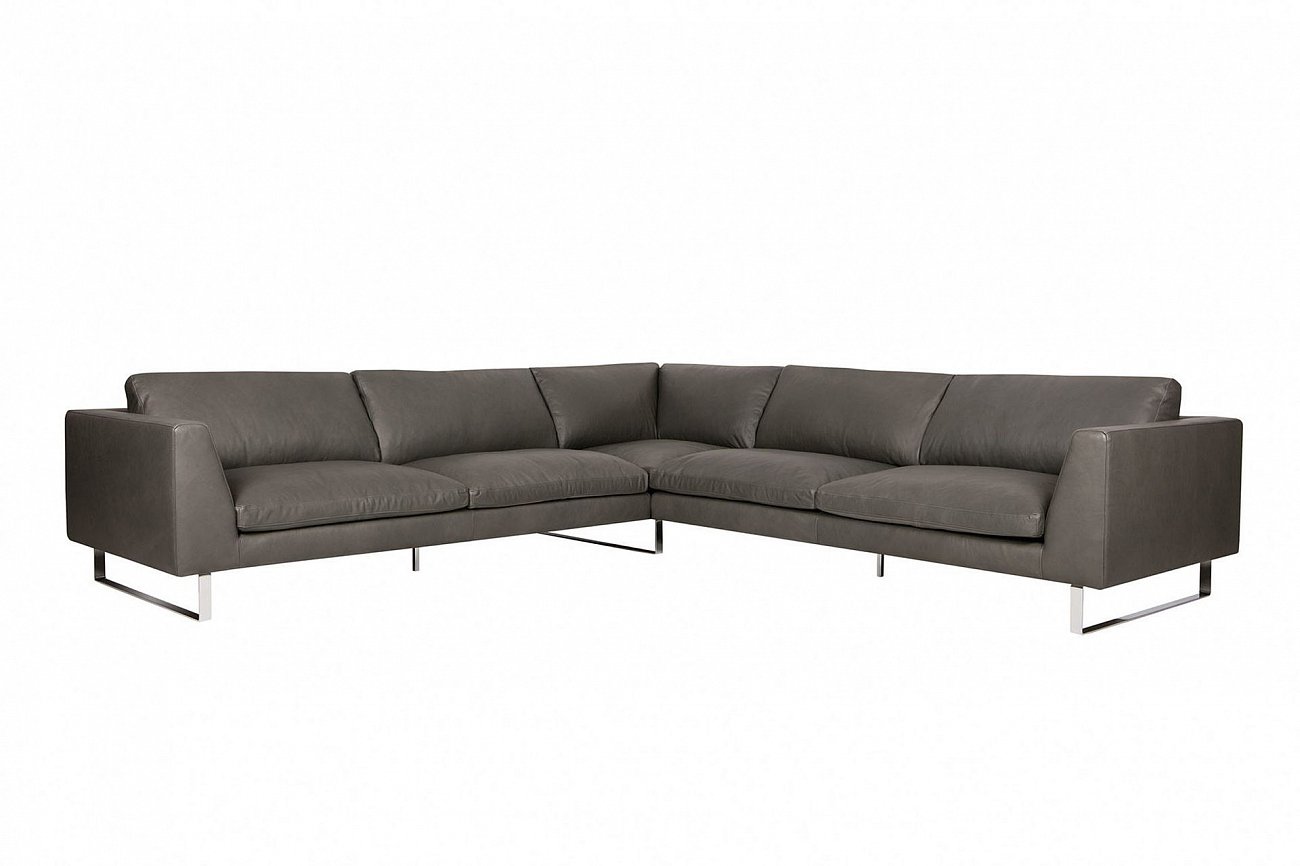 Диван угловой темно-серый 302 см Tokyo SITS ДИЗАЙНЕРСКИЕ, TOKYO 192383 Серый  - Вид №2