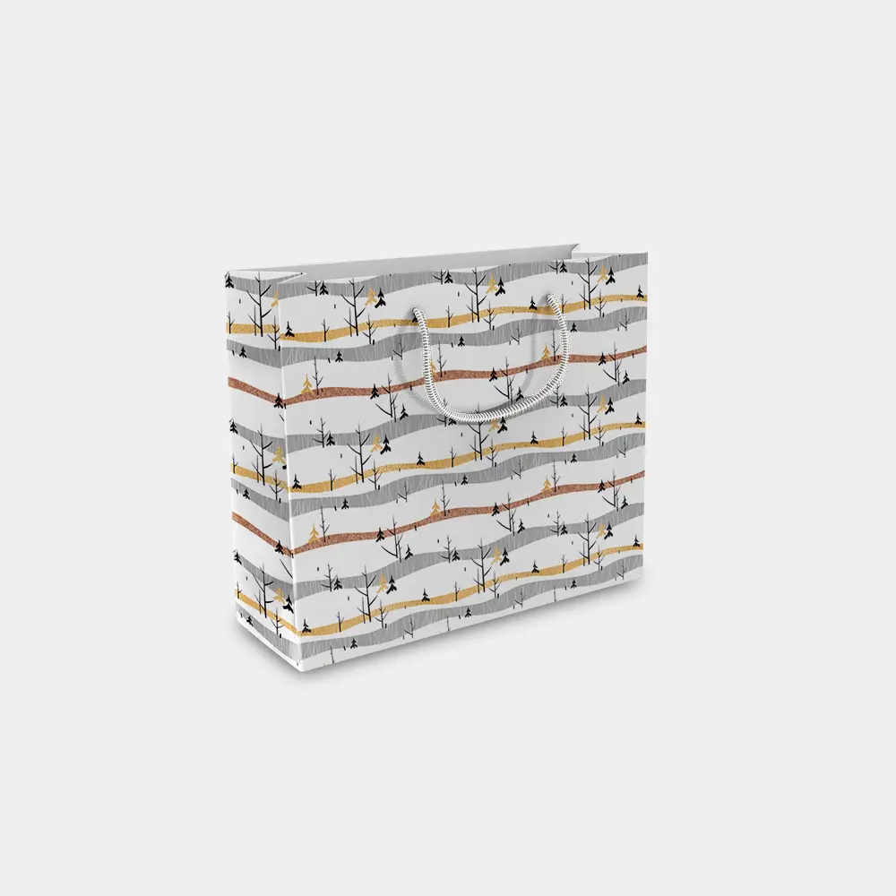 Пакет подарочный «Зимний лес» 20х15 см Симфония STLM-2159081 - Вид №2