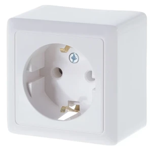 Розетка Schneider Electric Хит с заземлением цвет белый 11317599 STLM-2101174