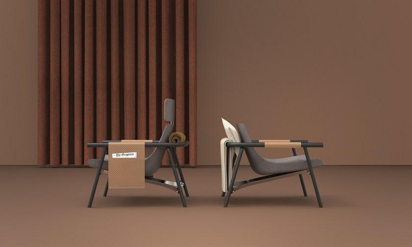 Bonaldo Кресло из экокожи с высокой спинкой sun-id-1416214 - Вид №2