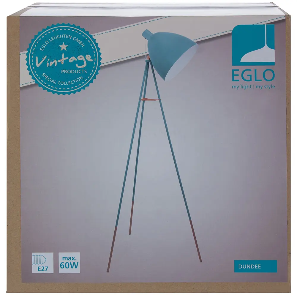 Торшер Eglo «Dundee» 1xE27x60 Вт, цвет мятный STLM-2041282 - Вид №4
