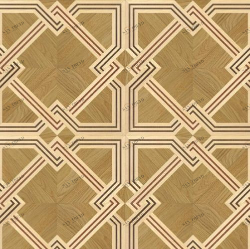 Художественный паркет Da Vinci Щитовой 26-335 Дуб (Гладкая) 500х500 мм 26010335