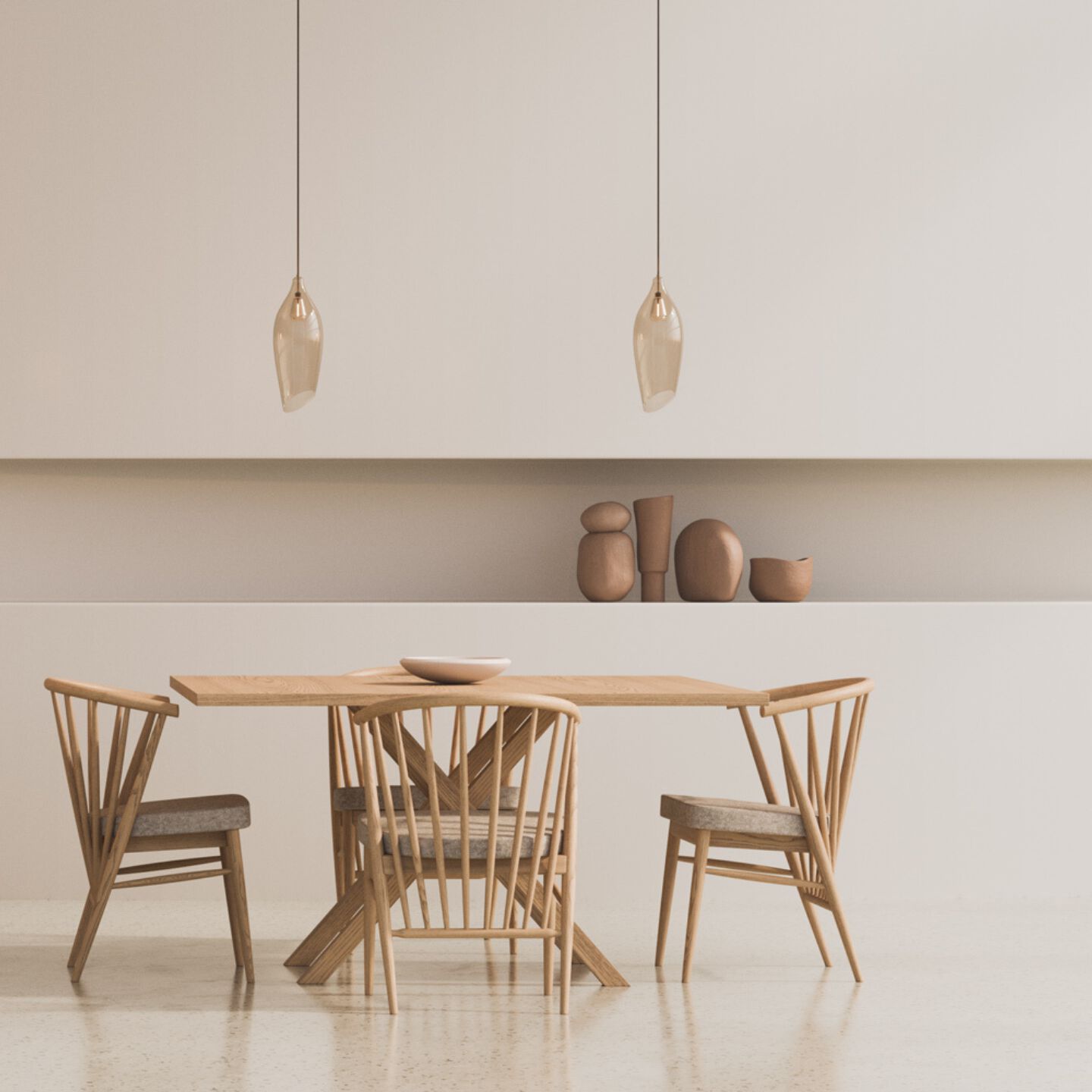 Квадратный стол из ясеня Morelato современный ARCH-00029670 - Вид №3