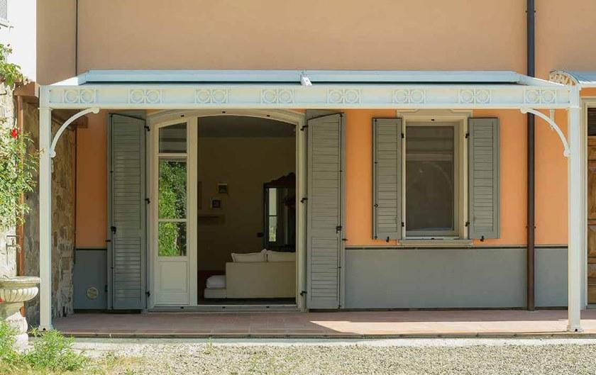 L'Officina by Adami Пристроенная пергола со стеклом и каналом для сбора воды sun-id-1377483 - Вид №6