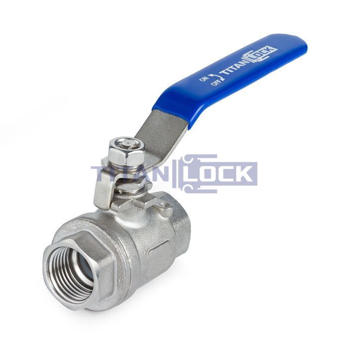 0,5in, шаровый кран, резьба BSP, нерж. сталь TL50BVSS TITAN LOCK 