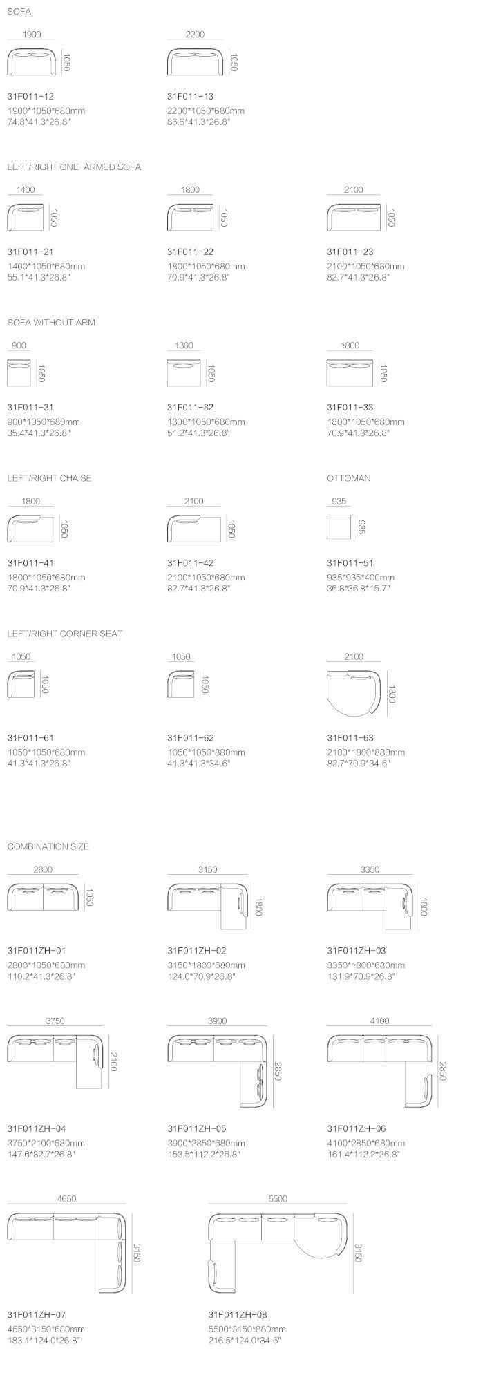 3-местный диван HC28 maison FIL ARCH-00105836