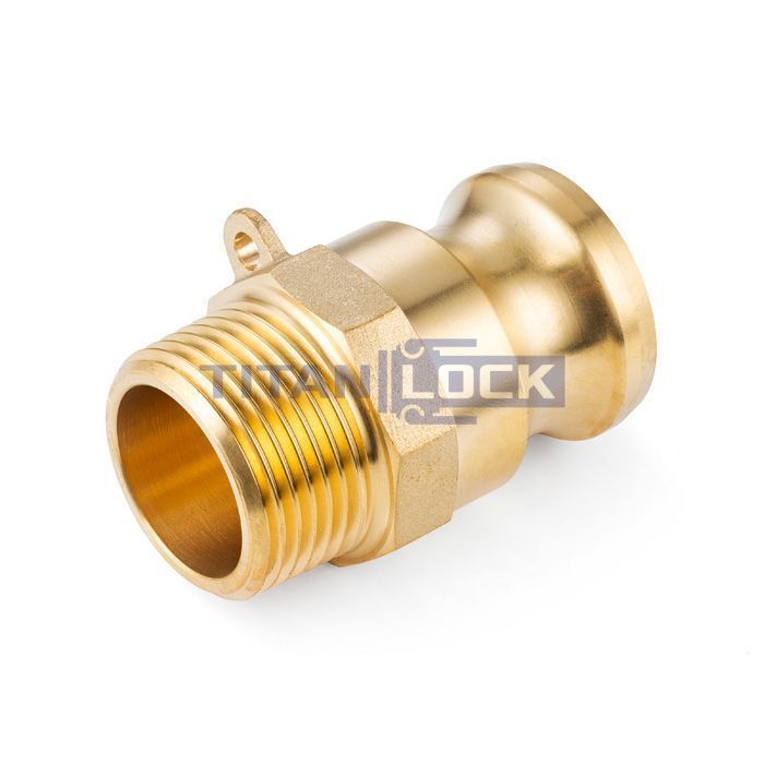 Камлок латунный тип F ниппель, наруж. резьба BSP 3/4", TL75FBR TITAN LOCK  - Вид №3