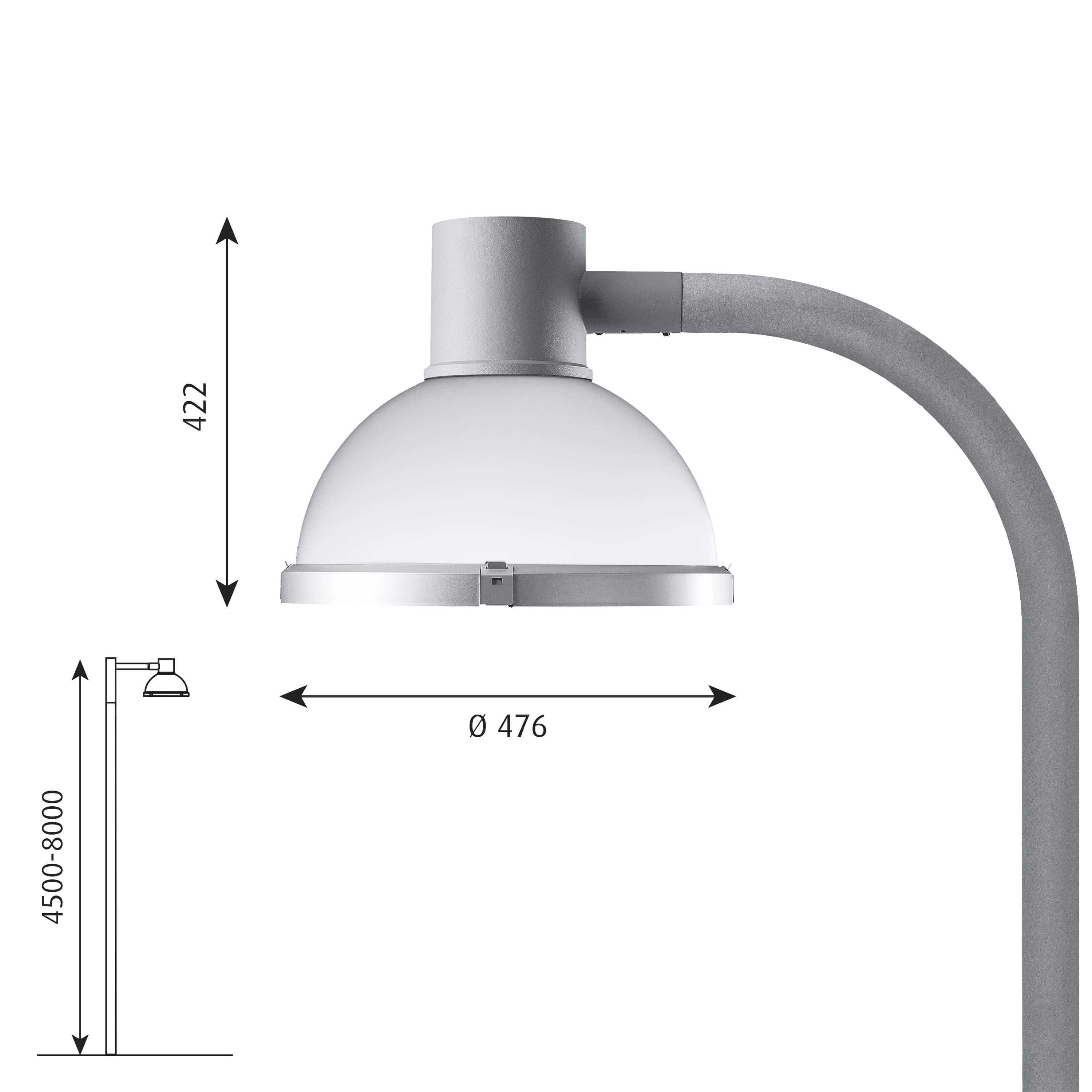 Литой алюминиевый светодиодный уличный фонарь Louis Poulsen LP Icon ARCH-00057223 - Вид №4
