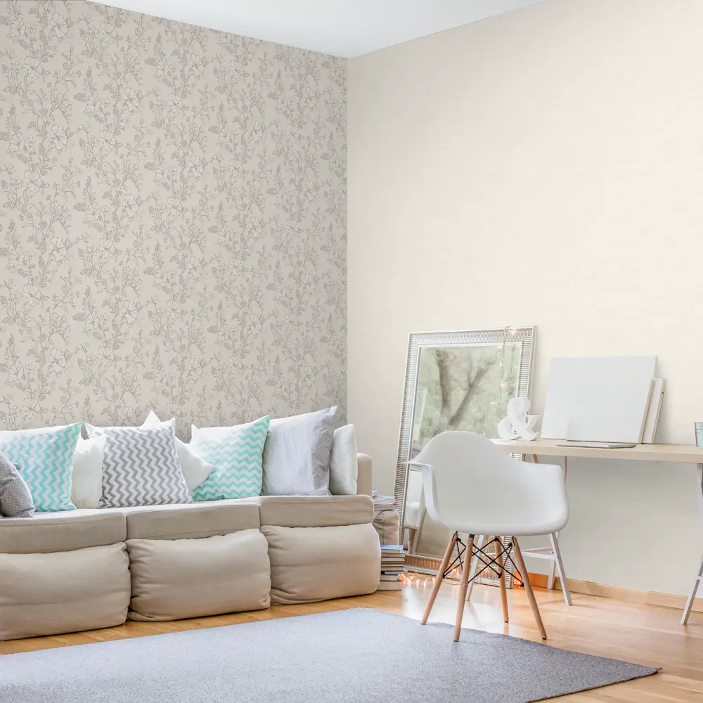 Обои флизелиновые Ateliero Provance бежевые 1.06 м 889092 STLM-2074088 - Вид №3