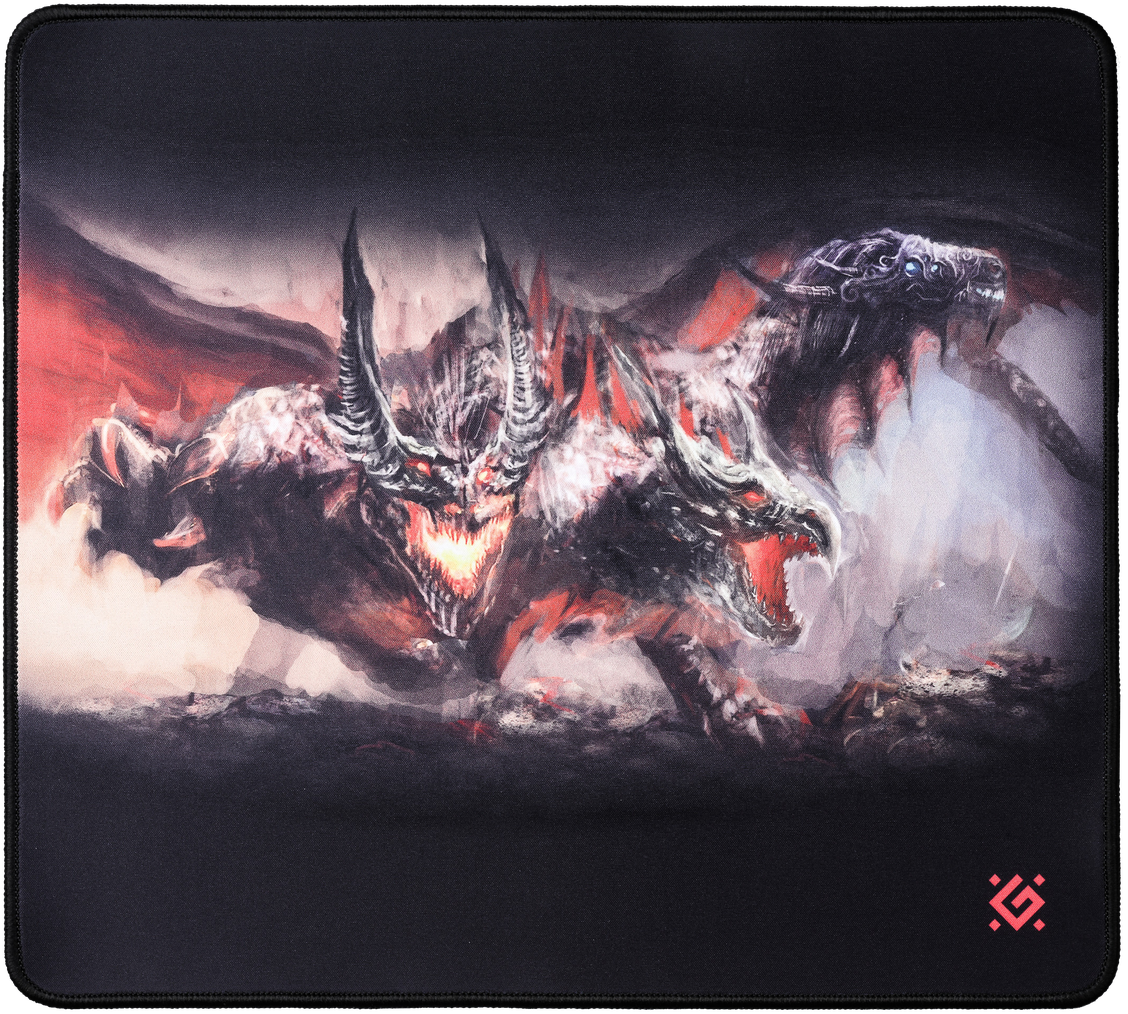 50556 игровой коврик cerberus xxl 400x355x3 мм, ткань+резина Defender Santreyd 