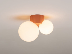 Светодиодный потолочный светильник из глины