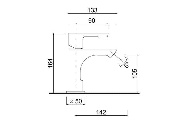 Смеситель для биде с одной ручкой Rubinetteria Giulini Ego ARCH-00026435 - Вид №1