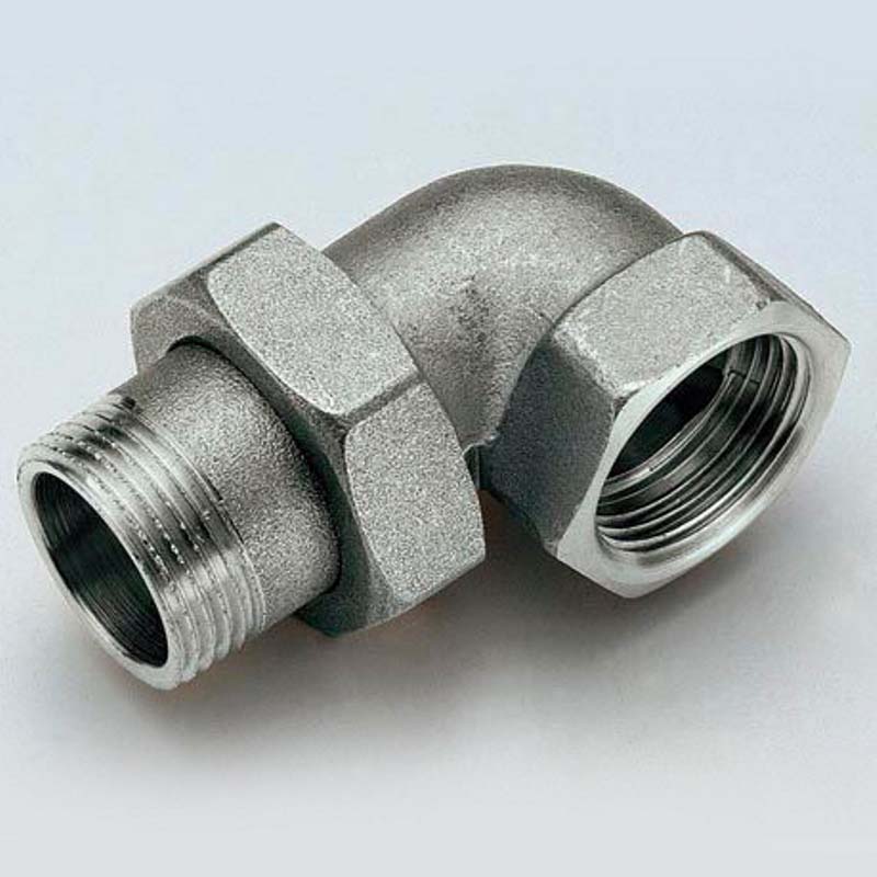 Разъемное соединение НВ угловое с прокладкой O-ring никелированное TIEMME 1" 1500250