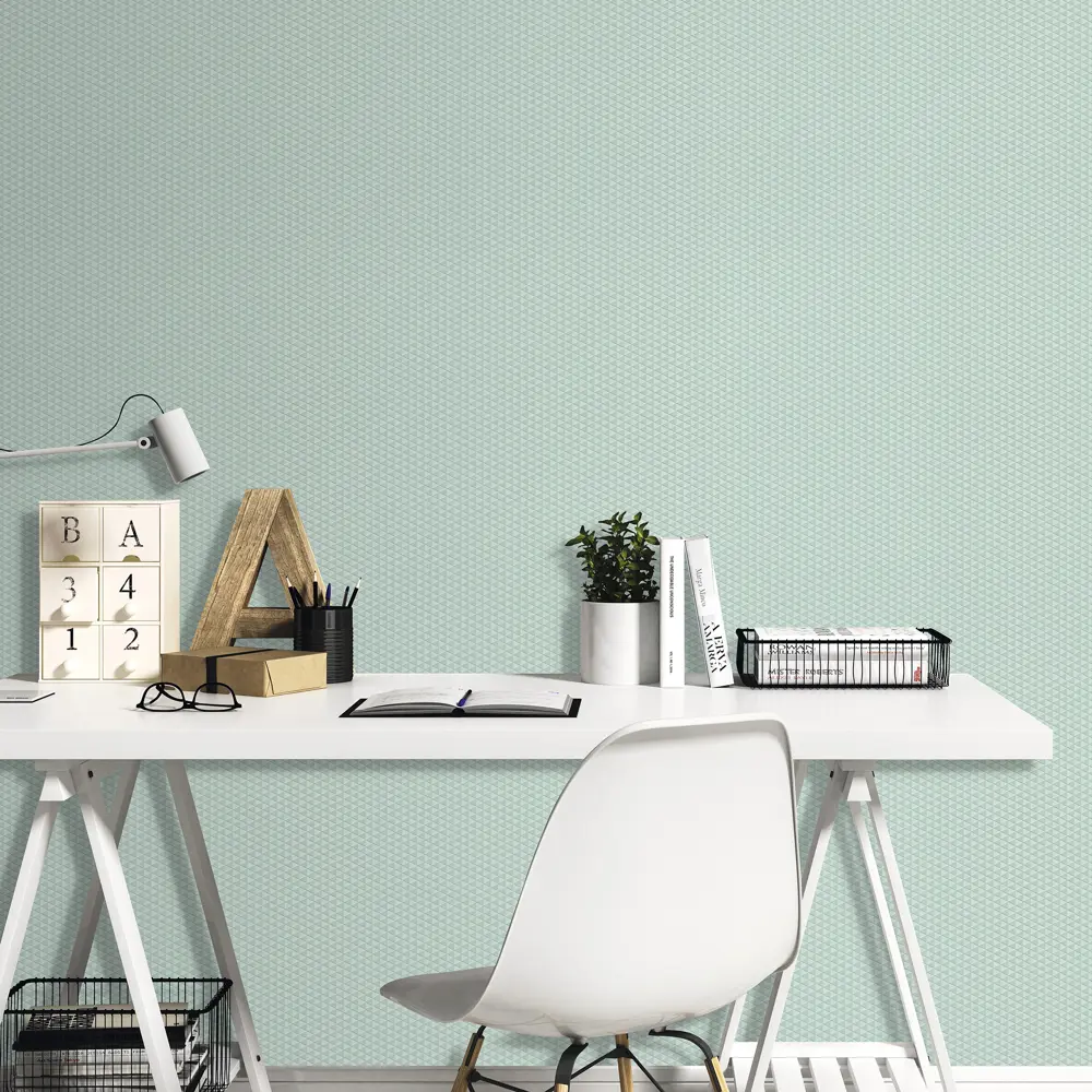 Обои флизелиновые Rasch SM «Треугольники» зелёные 0.53 м RA 963403 SM Adeo STLM-2097961 - Вид №2