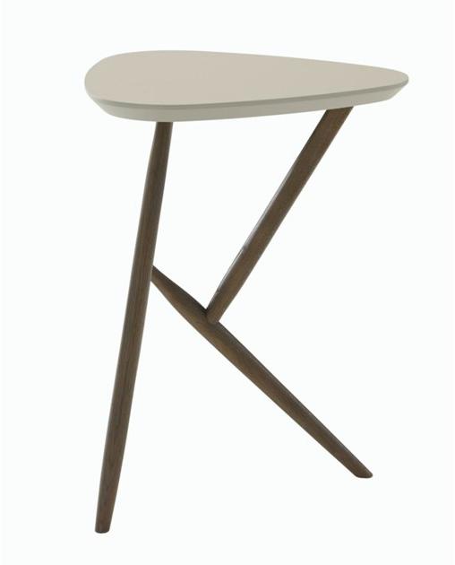 Ligne Roset Деревянный журнальный столик треугольной формы высокий  19980191-19980192  - Вид №1