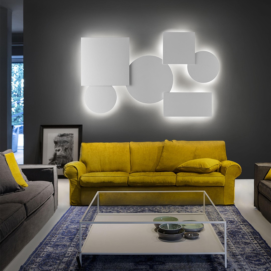 Lodes PUZZLE MEGA ROUND 167004 светильник настенно-потолочный Studio Italia Design 119095 - Вид №2