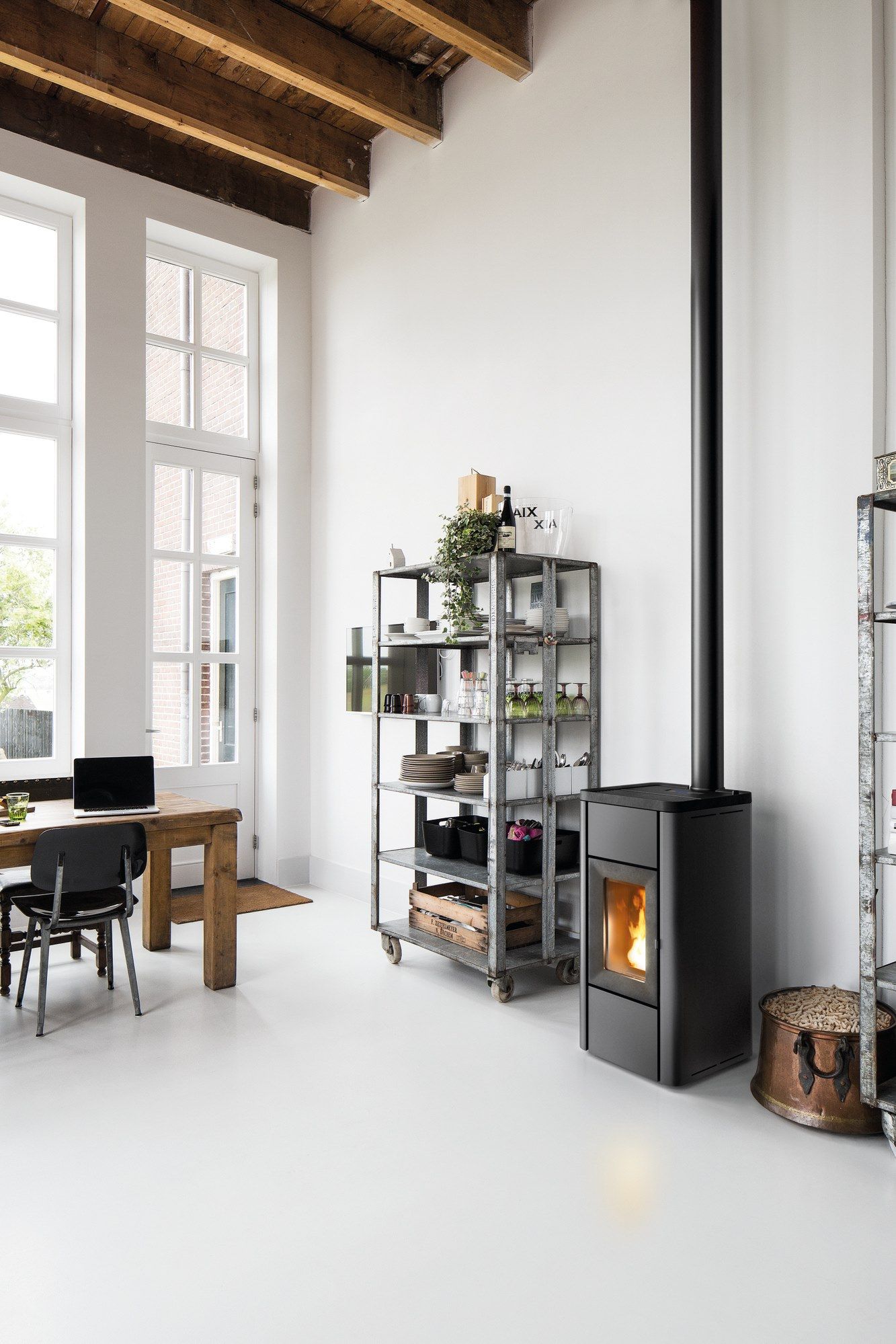 Вентилируемая пеллетная печь с водонепроницаемой структурой MCZ GHEA ARCH-00088365 - Вид №2