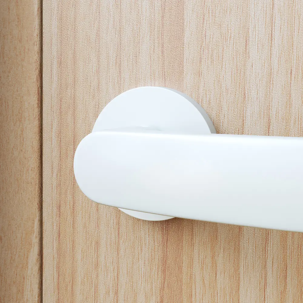 Дверные ручки без запирания, комплект, цвет белый Santreyd STLM-2212511 - Вид №3