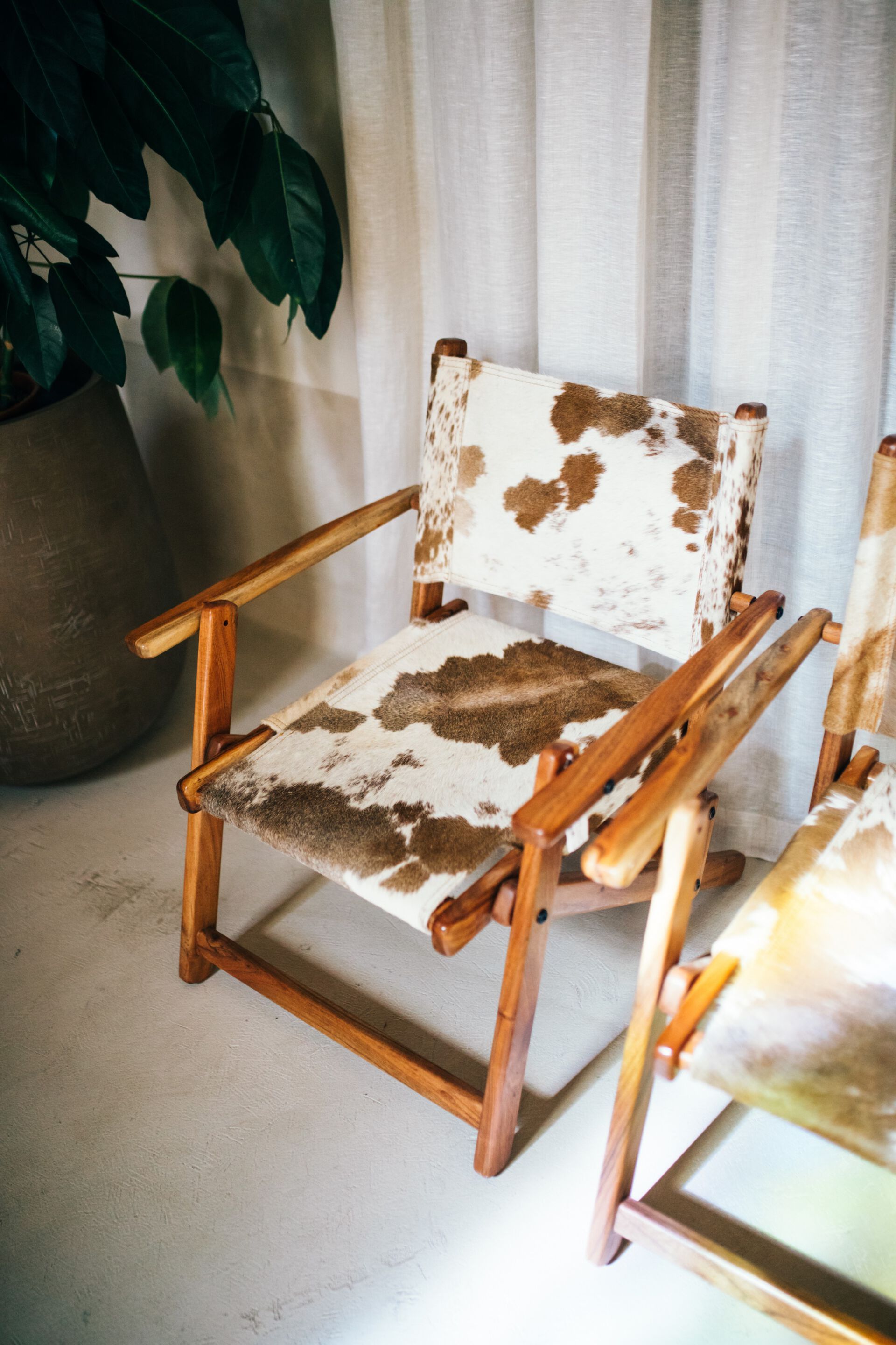 Кресло из коровьей кожи с подлокотниками POMAX BENISSA ARCH-00024339 - Вид №8