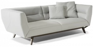 Natuzzi 3-х местный кожаный диван Positano