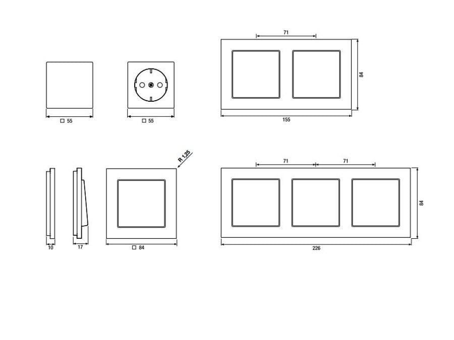 Стеклянный диммер JUNG a CREATION ARCH-00055323 - Вид №9