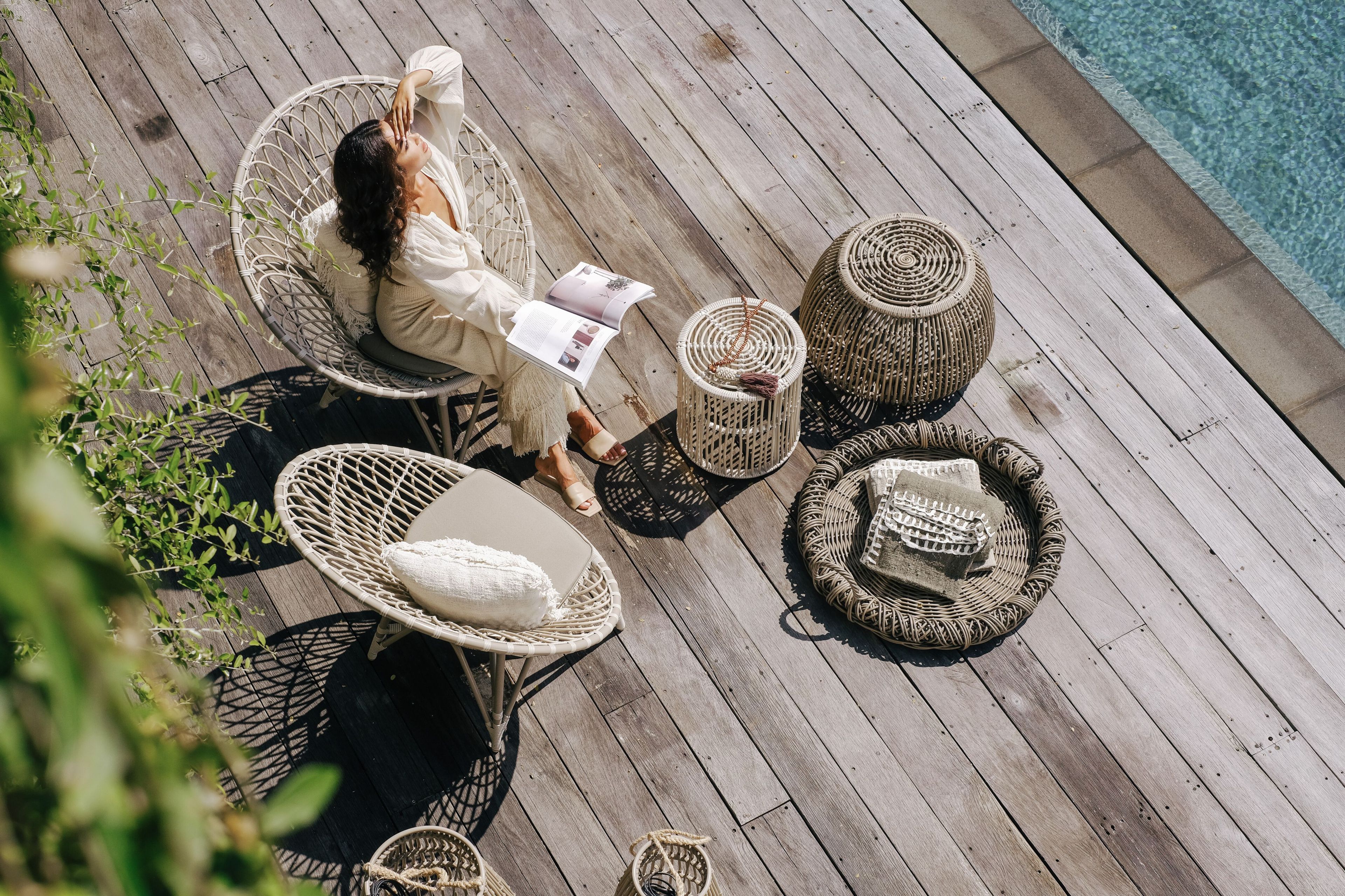 Круглый журнальный столик из синтетического волокна cbdesign Bizarre ARCH-00089330 - Вид №6